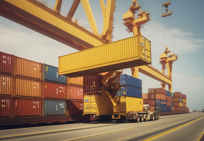 Transporte de container como funciona