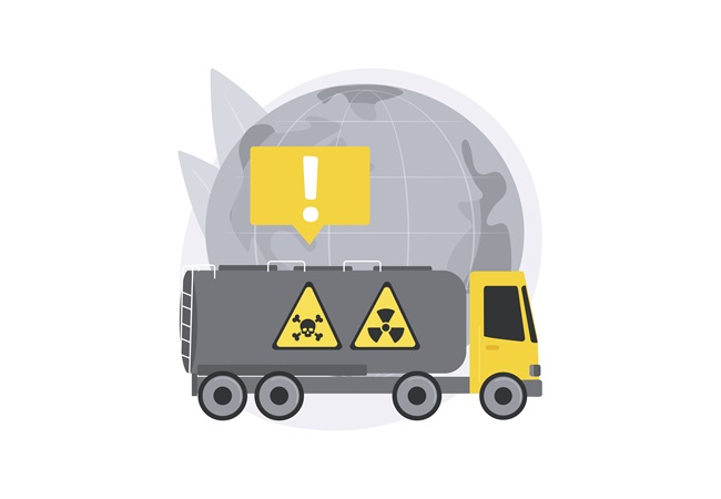 Como é feita a sinalização para o Transporte de Produtos Perigosos?