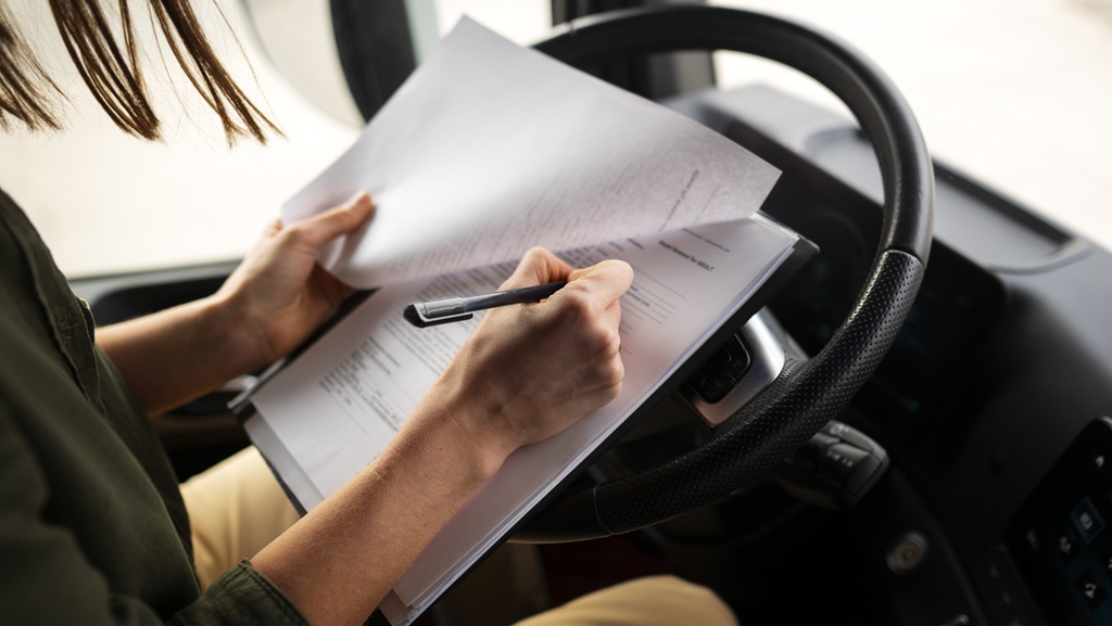 Assinando documentos de importação e exportação